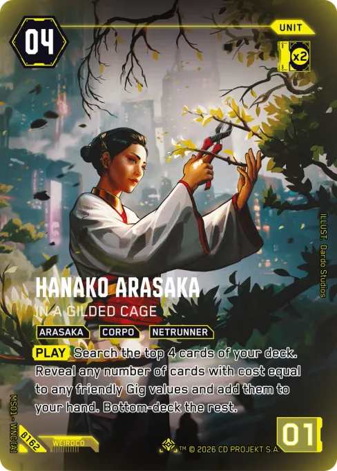 Hanako Arasaka — In a Gilded Cage, MS01 - WNC [A] β162