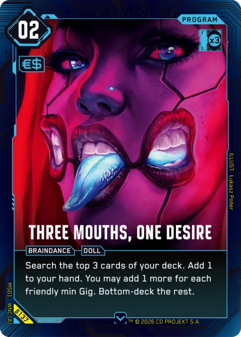 Three Mouths, One Desire, MS01 - WNC [A] β137