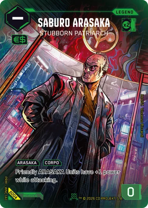 Saburo Arasaka — Stubborn Patriarch, PRM - WNC [A] β004