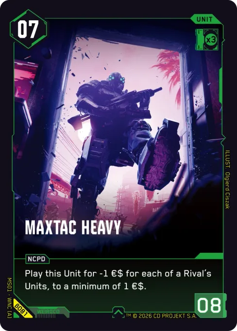 MaxTac Heavy, MS01 - WNC [A] β081