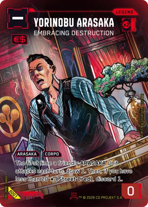 Yorinobu Arasaka — Embracing Destruction, PRM - WNC [A] β001