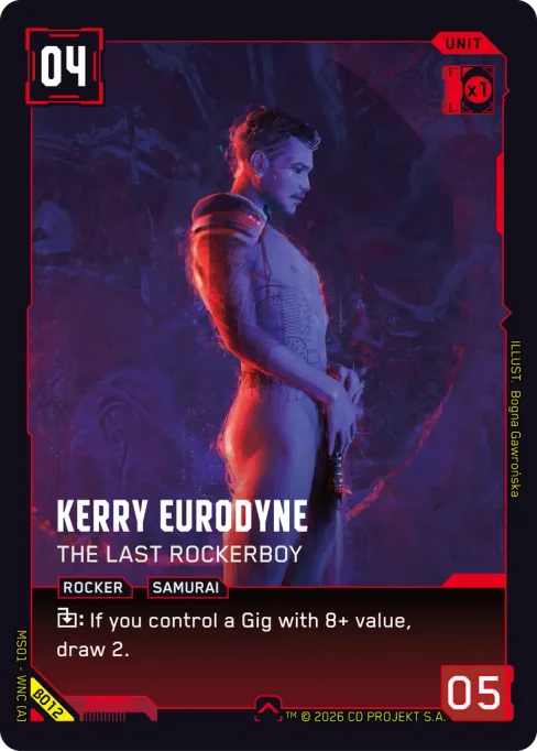 Kerry Eurodyne — The Last Rockerboy, MS01 - WNC [A] β012
