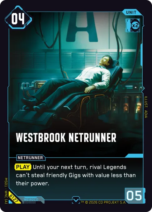 Westbrook Netrunner, MS01 - WNC [A] β127