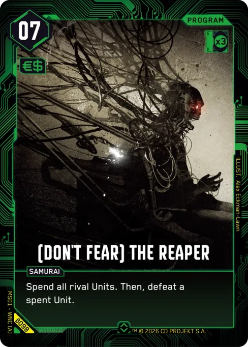 (Don't Fear) The Reaper, MS01 - WNC [A] β098