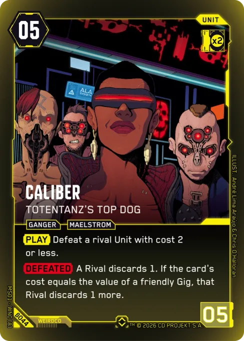 Caliber — Totentanz's Top Dog, MS01 - WNC [A] β044