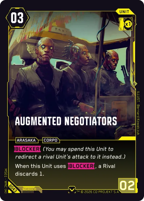 Augmented Negotiators, MS01 - WNC [A] β043