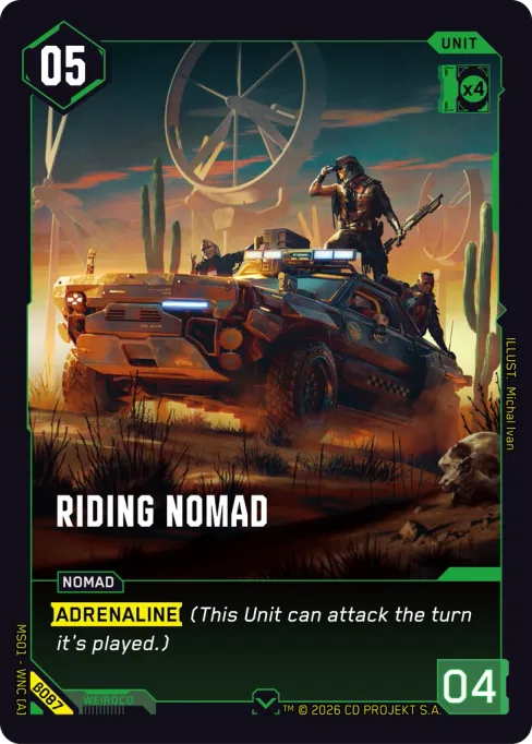 Riding Nomad, MS01 - WNC [A] β087