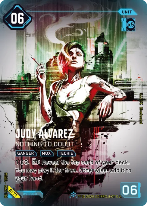 Judy Álvarez — Nothing to Doubt, MS01 - WNC [A] β171