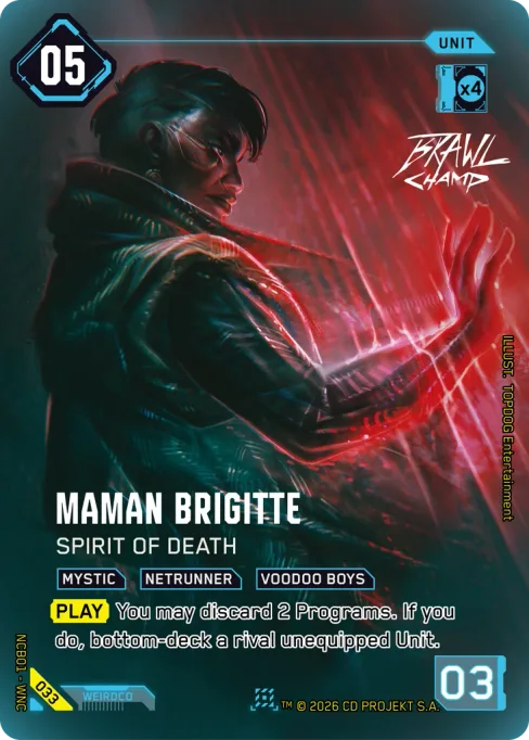 Maman Brigitte: Spirit of Death, NCB01 - WNC 033
