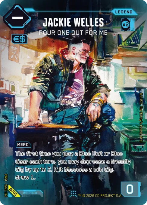 Jackie Welles — Pour One Out For Me, PRM - WNC [A] β005