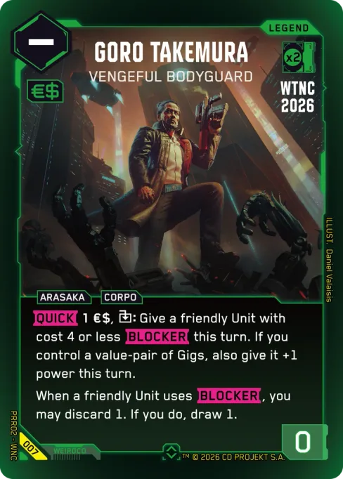 Goro Takemura: Vengeful Bodyguard