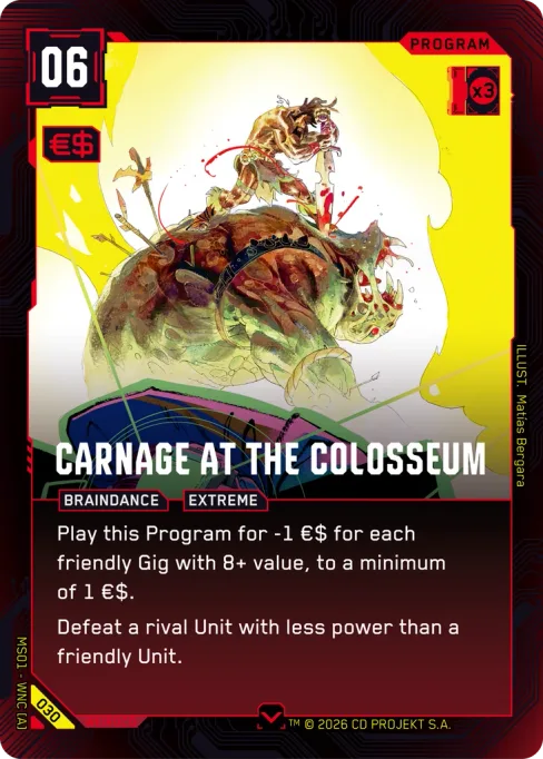 Carnage at the Colosseum