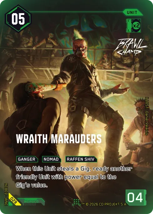Wraith Marauders, NCB01 - WNC 029