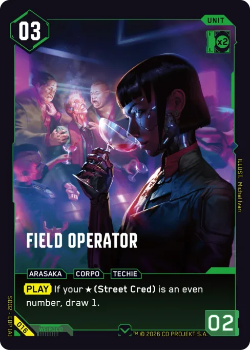 Field Operator, SD02 - EBP [A] 016