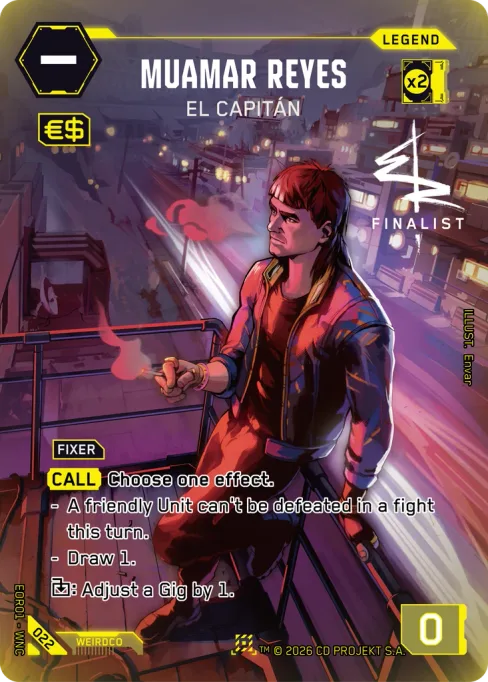 Muamar Reyes: El Capitán, EOR01 - WNC 022