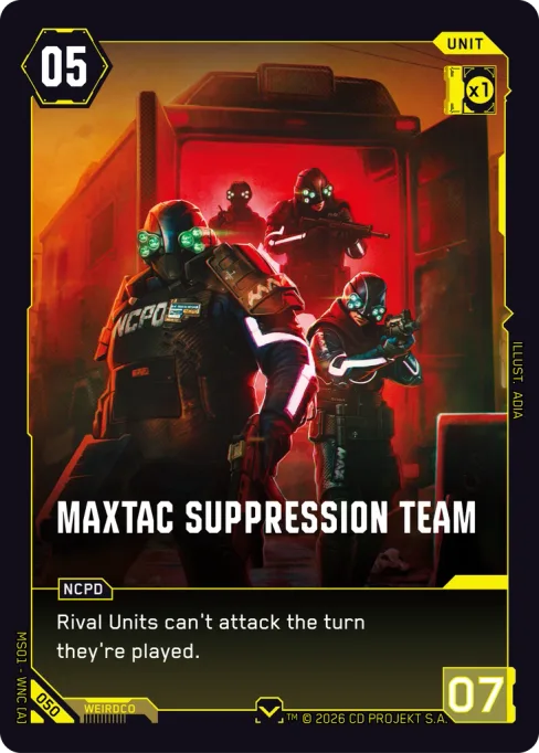 MaxTac Suppression Team