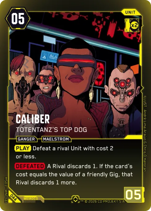 Caliber — Totentanz's Top Dog