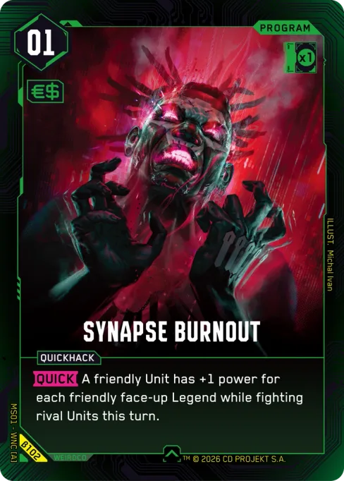 Synapse Burnout, MS01 - WNC [A] β102
