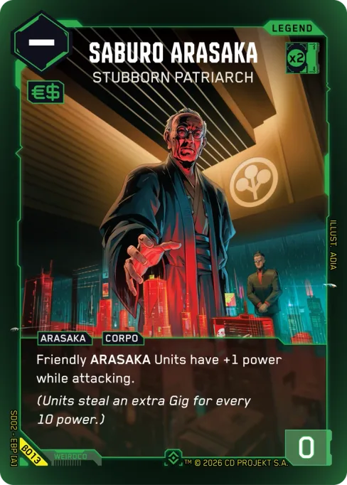 Saburo Arasaka — Stubborn Patriarch, SD02 - EBP [A] β013