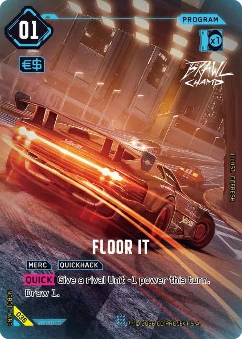 Floor It, NCB01 - WNC 036