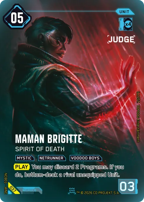 Maman Brigitte: Spirit of Death, NCB01 - WNC 037