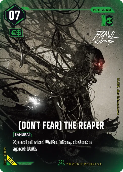 (Don't Fear) The Reaper, NCB01 - WNC 030
