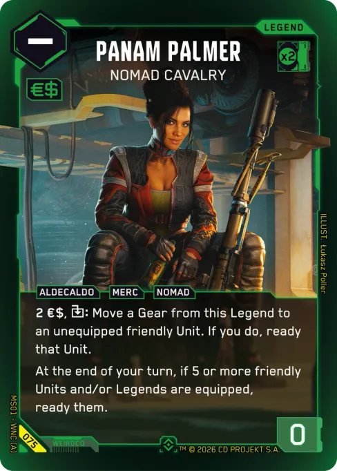 Panam Palmer — Nomad Cavalry