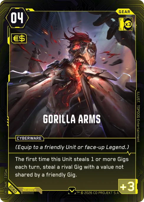 Gorilla Arms, MS01 - WNC [A] β060