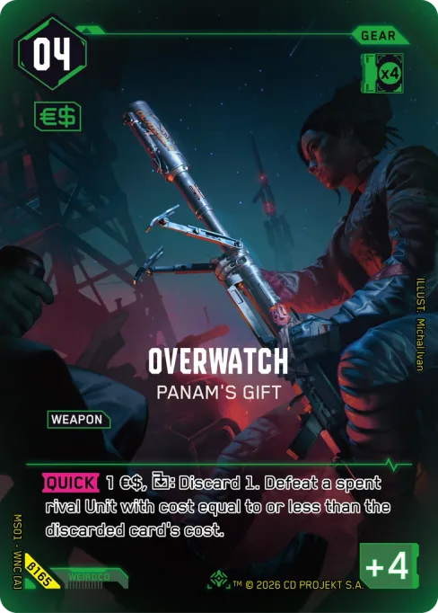 Overwatch — Panam's Gift, MS01 - WNC [A] β165