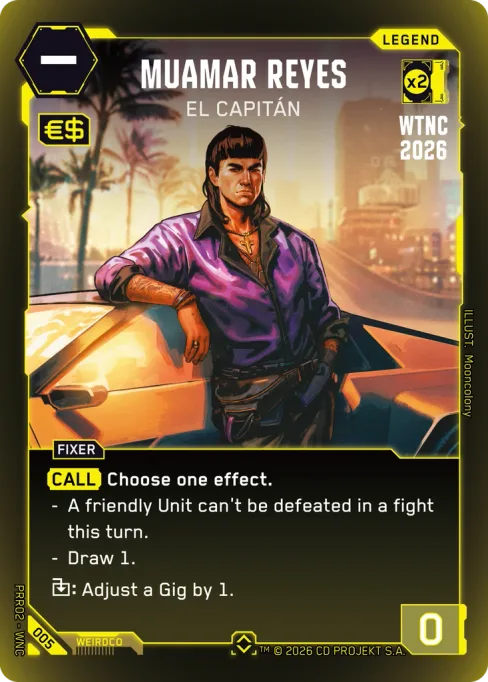 Muamar Reyes: El Capitán