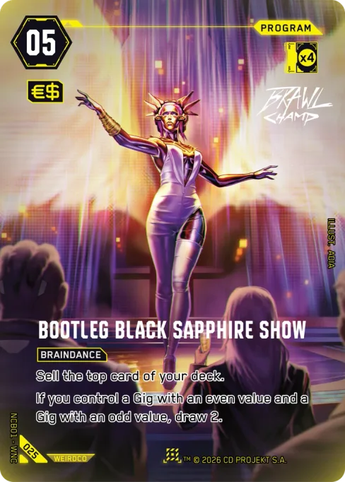 Bootleg Black Sapphire Show, NCB01 - WNC 025