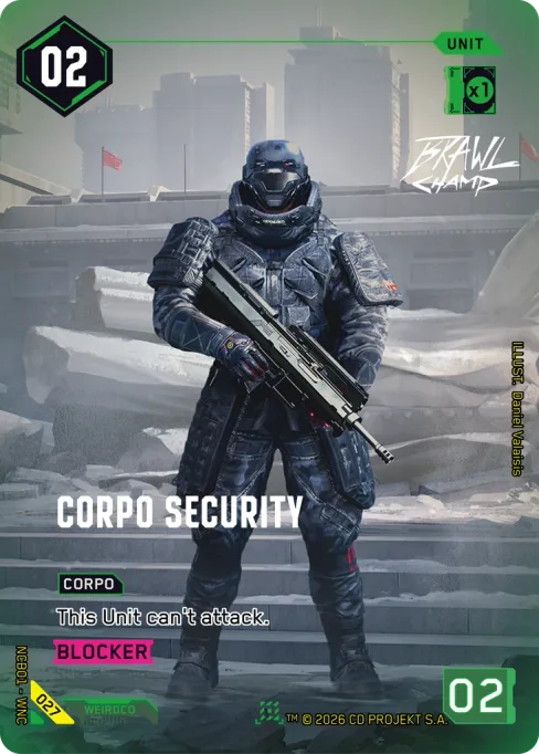 Corpo Security, NCB01 - WNC 027