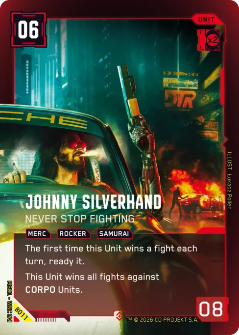 Johnny Silverhand — Never Stop Fighting, MS01 - WNC [A] β011