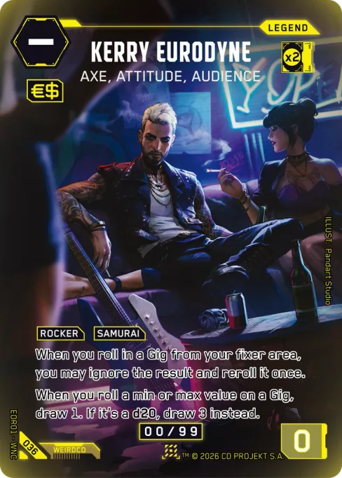 Kerry Eurodyne: Axe, Attitude, Audience