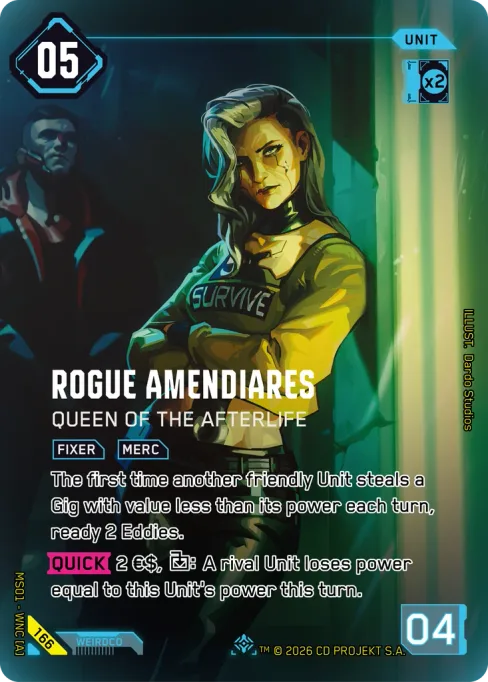 Rogue Amendiares: Queen of the Afterlife