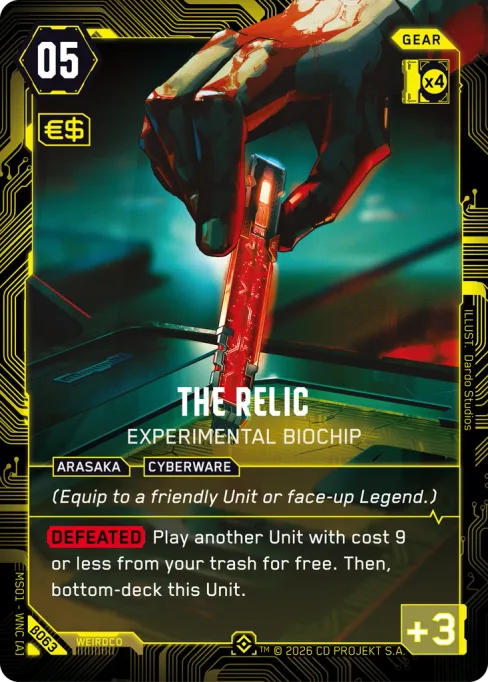 The Relic — Experimental Biochip, MS01 - WNC [A] β063