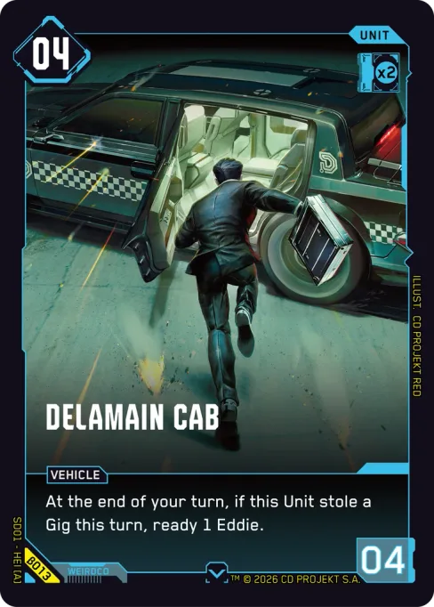Delamain Cab, SD01 - HEI [A] β013