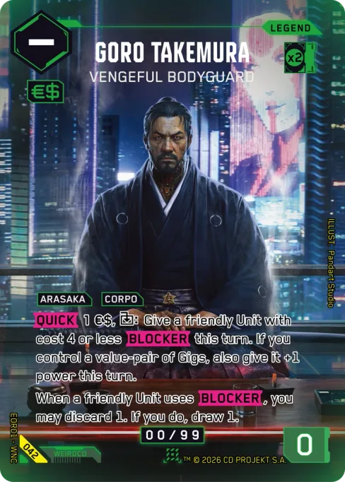 Goro Takemura: Vengeful Bodyguard