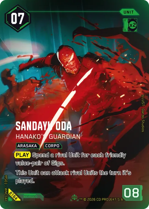 Sandayu Oda — Hanako's Guardian, MS01 - WNC [A] β164