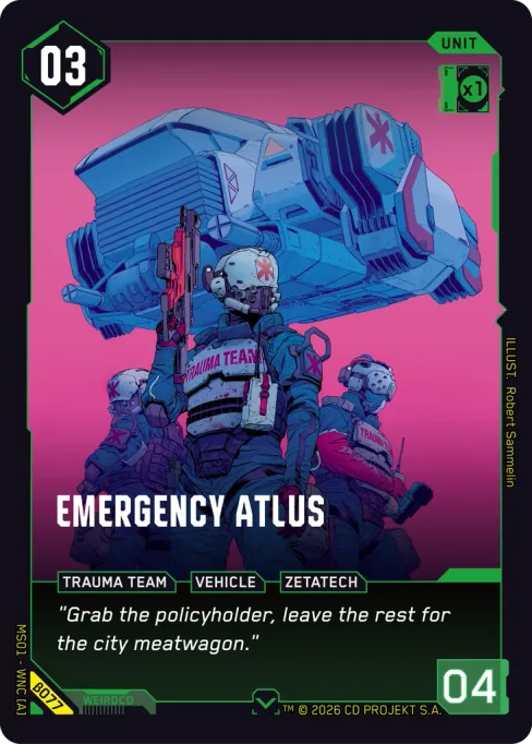 Emergency Atlus, MS01 - WNC [A] β077