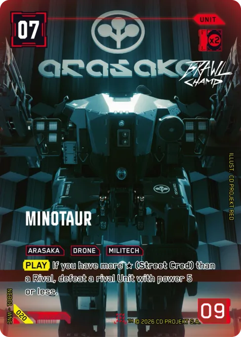 Minotaur, NCB01 - WNC 020