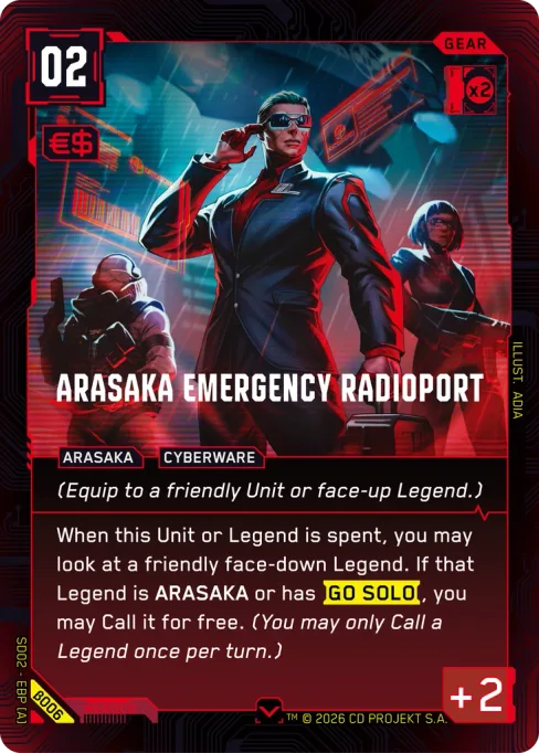 Arasaka Emergency Radioport, SD02 - EBP [A] β006