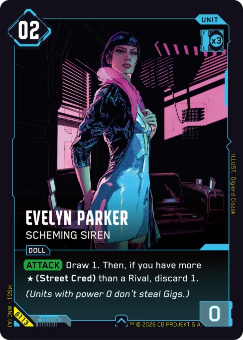 Evelyn Parker — Scheming Siren, MS01 - WNC [A] β113