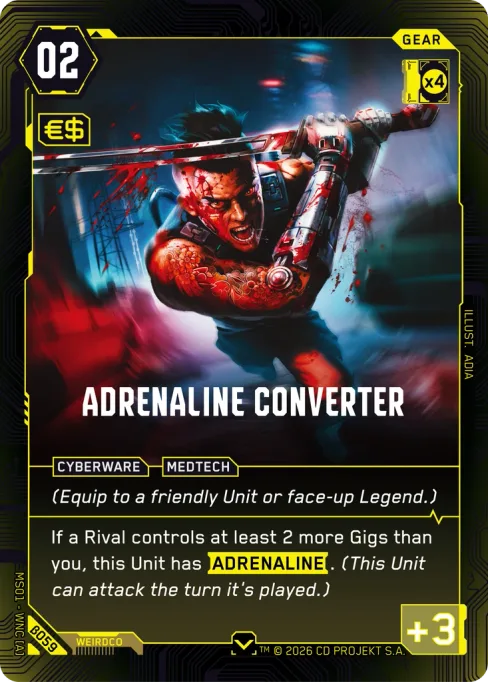 Adrenaline Converter, MS01 - WNC [A] β059