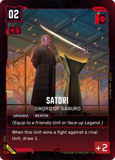 Satori — Sword of Saburo, SD02 - EBP [A] β008