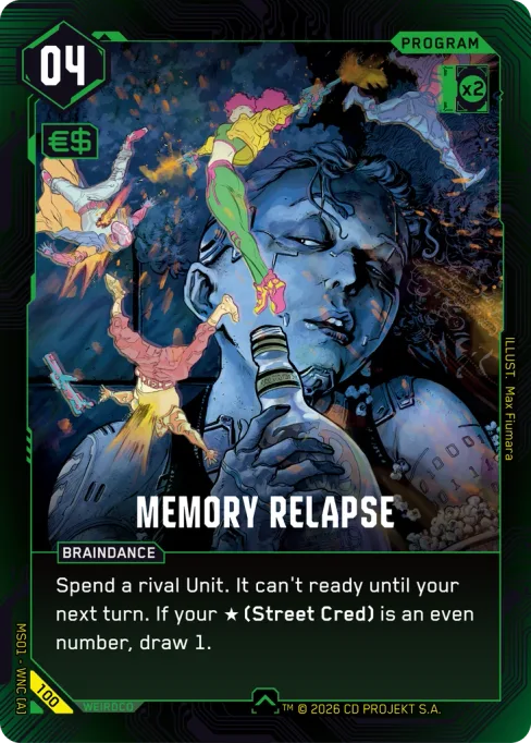 Memory Relapse — MS01 - WNC [A] 100
