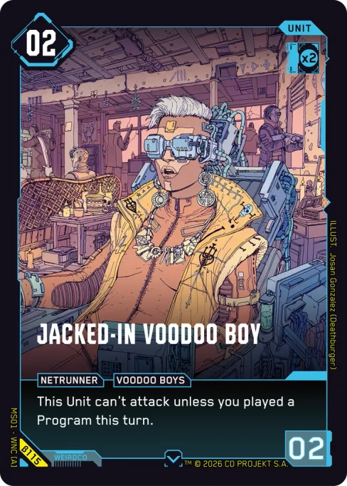 Jacked-In Voodoo Boy, MS01 - WNC [A] β115