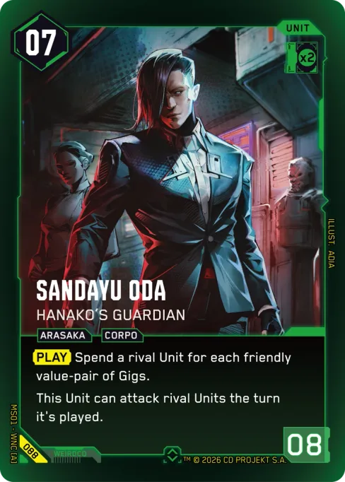 Sandayu Oda — Hanako's Guardian