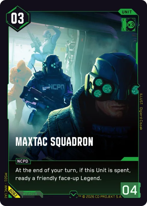 MaxTac Squadron, MS01 - WNC [A] β082
