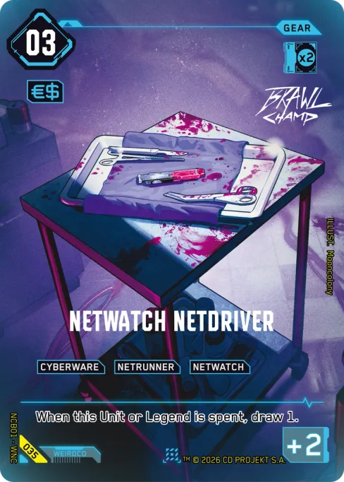 NetWatch Netdriver, NCB01 - WNC 035
